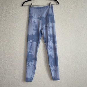 Beyond Yoga Blue Tie-Dye Leggings